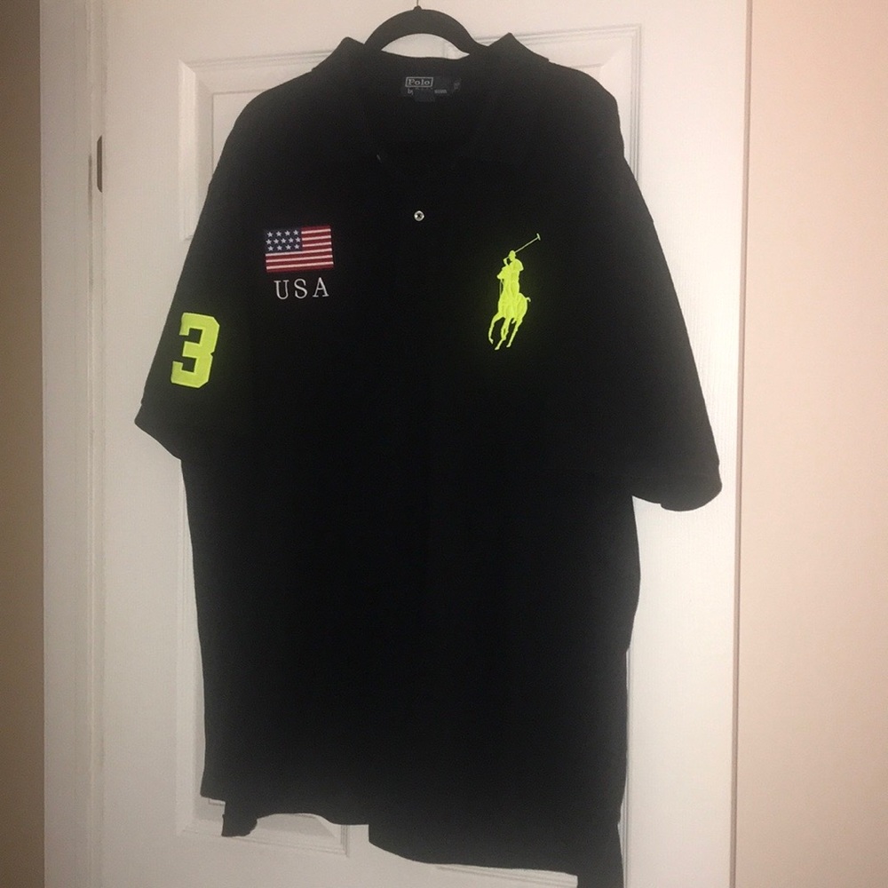 Men’s Polo Ralph Lauren Black Polo (3XB)